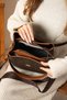 Women's Black Print Pattern Hand and Shoulder Bag Justpolo Tycet2117 - 7
