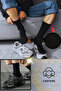 12 Pairs Tennis Socks Corded White Unisex - Premium Quality Socket Length Cotton Socks - 5