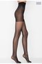 Abdominal & Leg Silhouette Black Color Thin Matte Corset Pantyhose - 2
