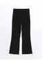 Lcw Kids Black Elastic Waist Girls Spanish Leg Leggings - 3