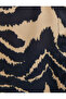 Satin Shirt Zebra Pattern Pocket Buttoned Long Sleeve - 6
