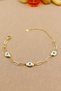 Steel Bracelet - Evil Eye Ring Chain 316L Steel Non-Tarnish Non-Fade Trendy Steel Bracelet 18+5 cm