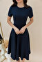 Premium Dress with Skirt Flounce - 3