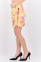 Women Floral Print Mini Skirt, Multicolor - 2