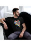 First Turkish States Flags Bozkurt Tshirt Black Götürk Tengri T-Shirt - 3