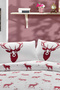 طقم مفرش سرير مزدوج مبطن Geyik Claret Red - 6