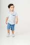 Stylish Shirt and Adjustable Waist Short-Sleeved Shorts 2-Piece Set Children's and Baby Clothing Special Day Bayra - 3