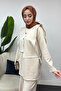 Scuba Fabric Vest 3 Piece Suit Set - 3