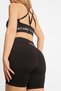 Ntb Recovery Anti-Sweat Flexible Fabric Push-Up No Drawstring Short Leggings Black Color