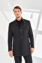 Men's Slim Fit Long Cashmere Coat - 4