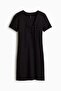 Lacing-detail bodycon dress