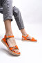 Elyslaerla Women's Sandals 0012174 Orange Skin - 4