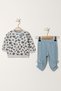 Aydodo Cotton Girl Blue Baby Suit 3-6/6-9/9-12/18-24 MONTHS - 2