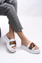 Yinqirelle Women's Slippers 001275 White Skin - 2