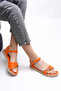 Elyslaerla Women's Sandals 0012174 Orange Skin - 2