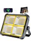 Led Solar Flood Light, Beaming Angle Portable Work Light for Emergency