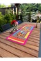 Ortigia Patterned Pink Printed Runner - 2