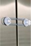 2Pcs Clear Design Lock and Drawer Cabinet for Child Protection