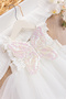 100% Cotton Baby Girl Dress Jumpsuit with Laced Straps - 3