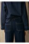 High Waist Wideleg Rinse Wash Jean - 4