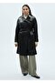 Leather look trench coat - 8