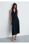 V-Neck Knitwear Dress - 2