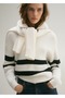 Striped Rib Knitwear Sweater