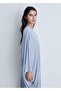 Draped asymmetrical long dress - 6