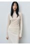 Perkins collar long-sleeved T-shirt