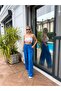 Linen Elastic Waist Loose Fit Trousers - 3