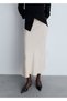 Satin Midi Skirt
