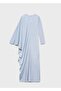 Draped asymmetrical long dress - 3