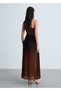 Pleated Ombre Dress - 4