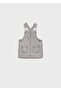 Short Denim Gilet Dress - 3