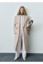 Denim Coat with Flounce - 2