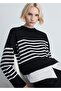 Combined Knit Pattern Sweater - 6