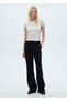 Contrast Cut Short Blouse - 2