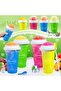 Slushie Maker Cup, TIK TOK Magic Quick Frozen Smoothies, Double Layer Squeeze Cup (Green) - 5