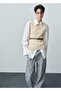 Blouse with Rib with Wool Blend