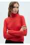 Semi-Transparent High Collar Sweater