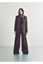 Straight Cut Micro Houndstooth Patterned Blazer Jacket - 7