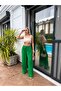 Linen Elastic Waist Loose Fit Trousers