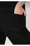 Lya Hsn New Season Lara Ciqulata Julia Black Stretch Fabric Mom Jean Pants - 3
