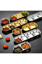 Metal Silver Color Barbecue, Sauce Plate - Sauce Bowl Single - 8X8X2,5 cm - 3 Pieces - 4