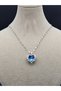 Blue Steel Planet Necklace Trend Stylish for Family Friend Holiday Birthday Special Occasions Gift - 2