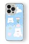 حافظة شفافة مطبوعة بتصميم Just Happy متوافقة مع هاتف iPhone 16 Pro Max