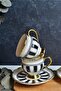 Douglas 6-Person Porcelain Turkish Coffee Cup Set - 4