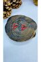 Handmade Ethnic Brass Leaf Patina Painted Women Earrings