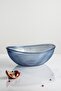 Acrylic Baroque Navy Blue Large Oval Fruit & Salad Bowl & Mixing Bowl / 3.3 Lt (NOT GLASS) - 4