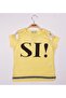 Girl's Si Printed Striped T-Shirt